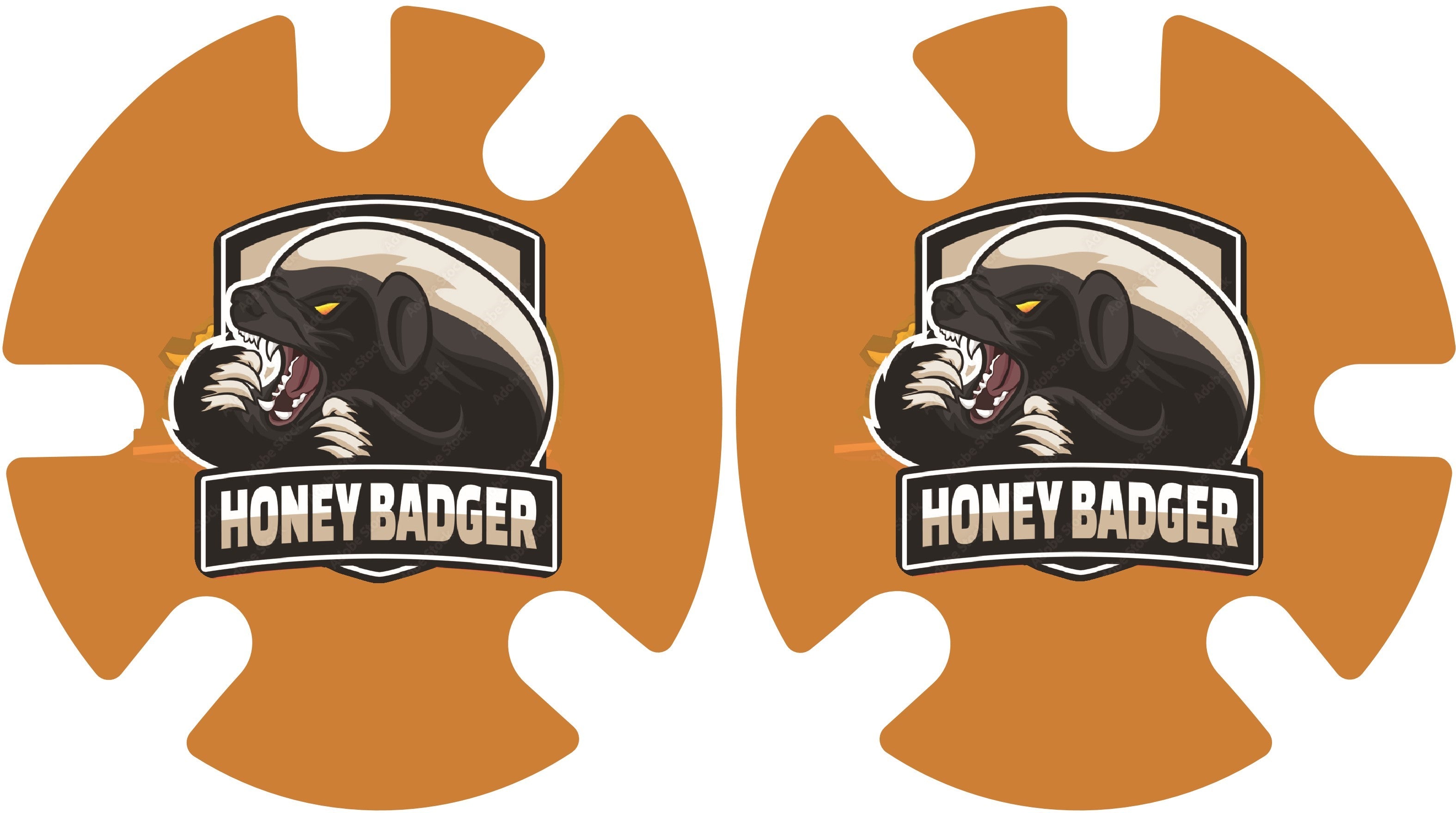 Honey Badger Wrestling Headgear Decals, Wraps by 4Time All American