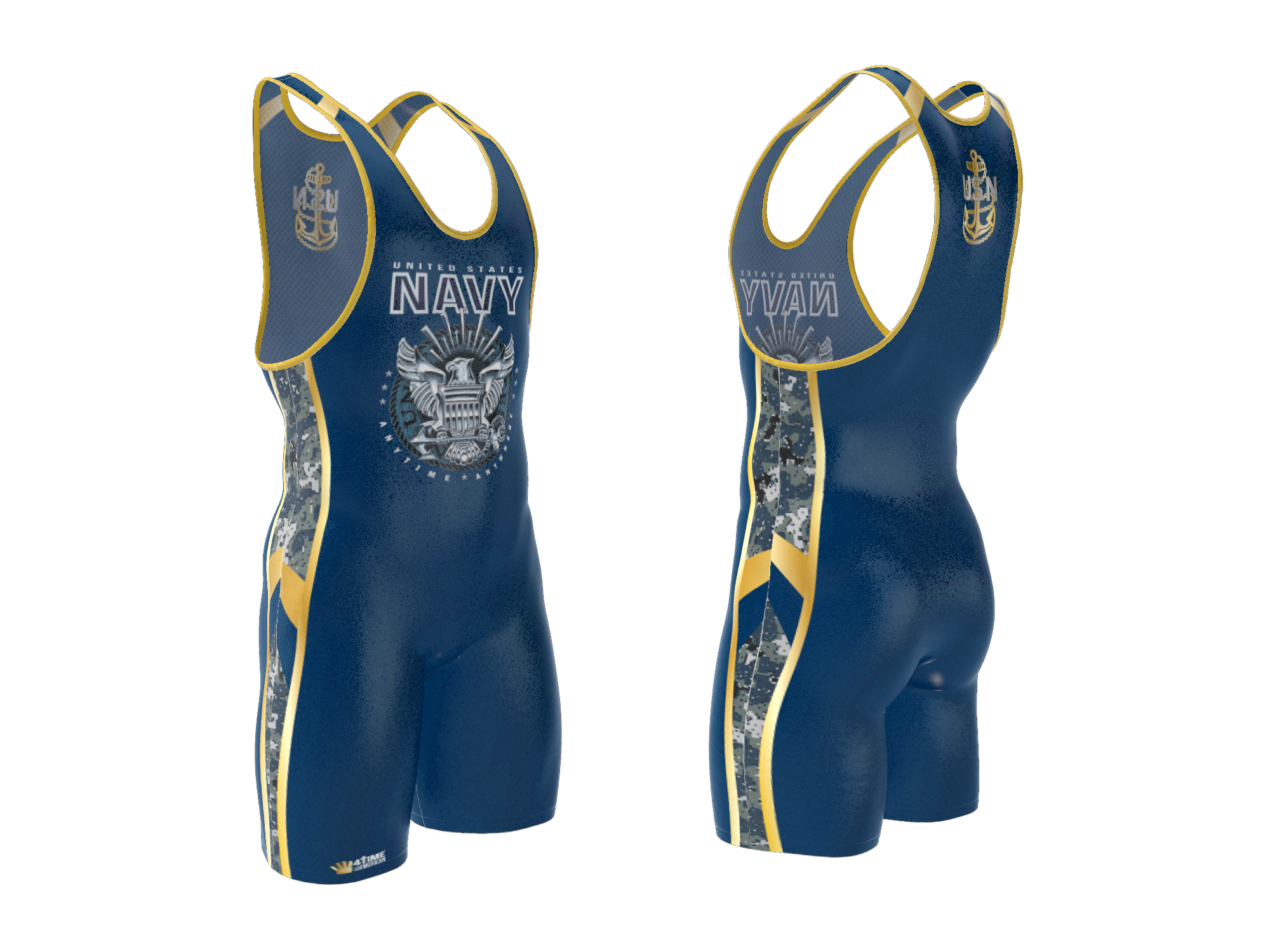 Marine wrestling hot sale singlet