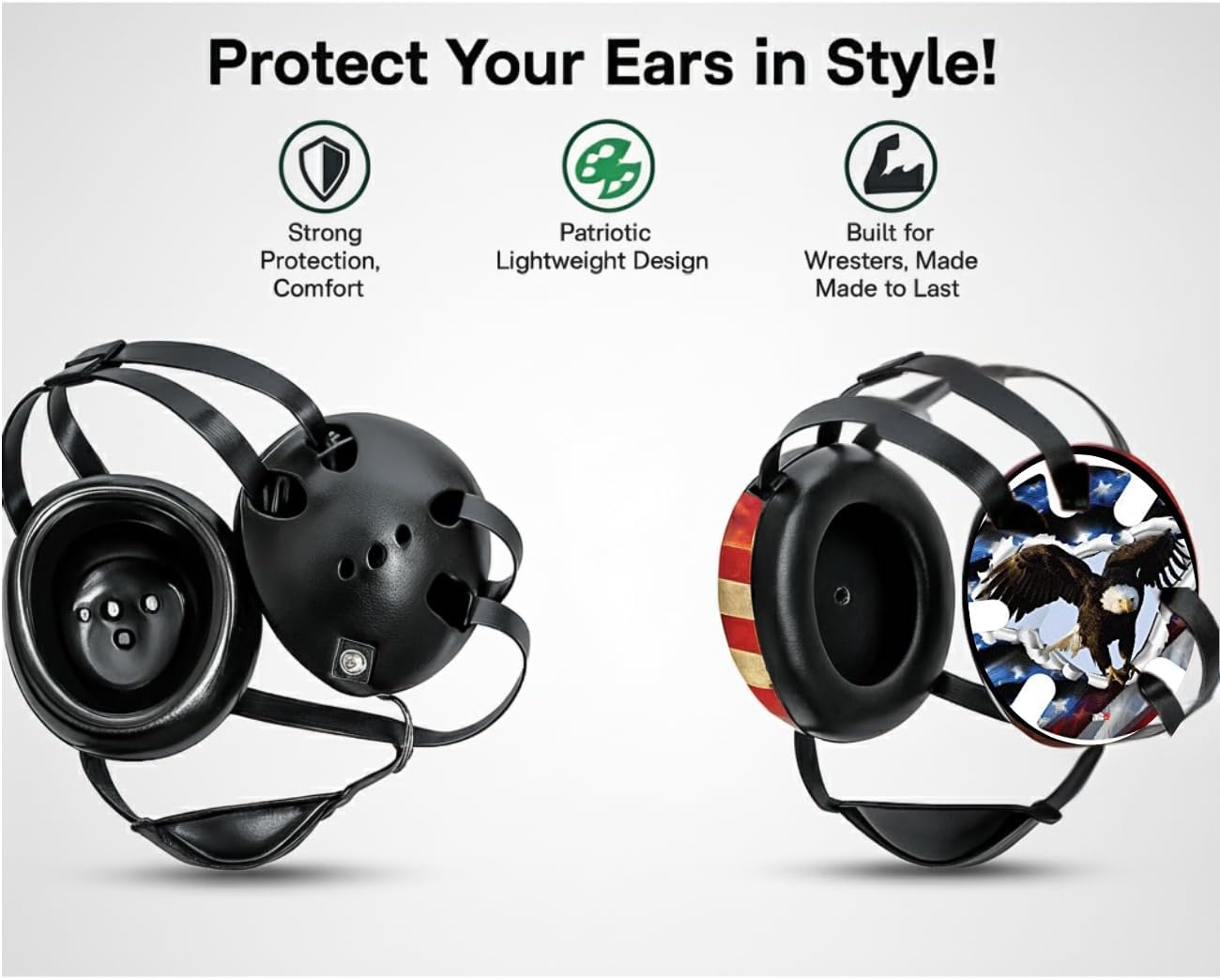 USA Eagle Headgear:  Wrestling Headgear Decals with Headgear, Wraps by 4Time All American