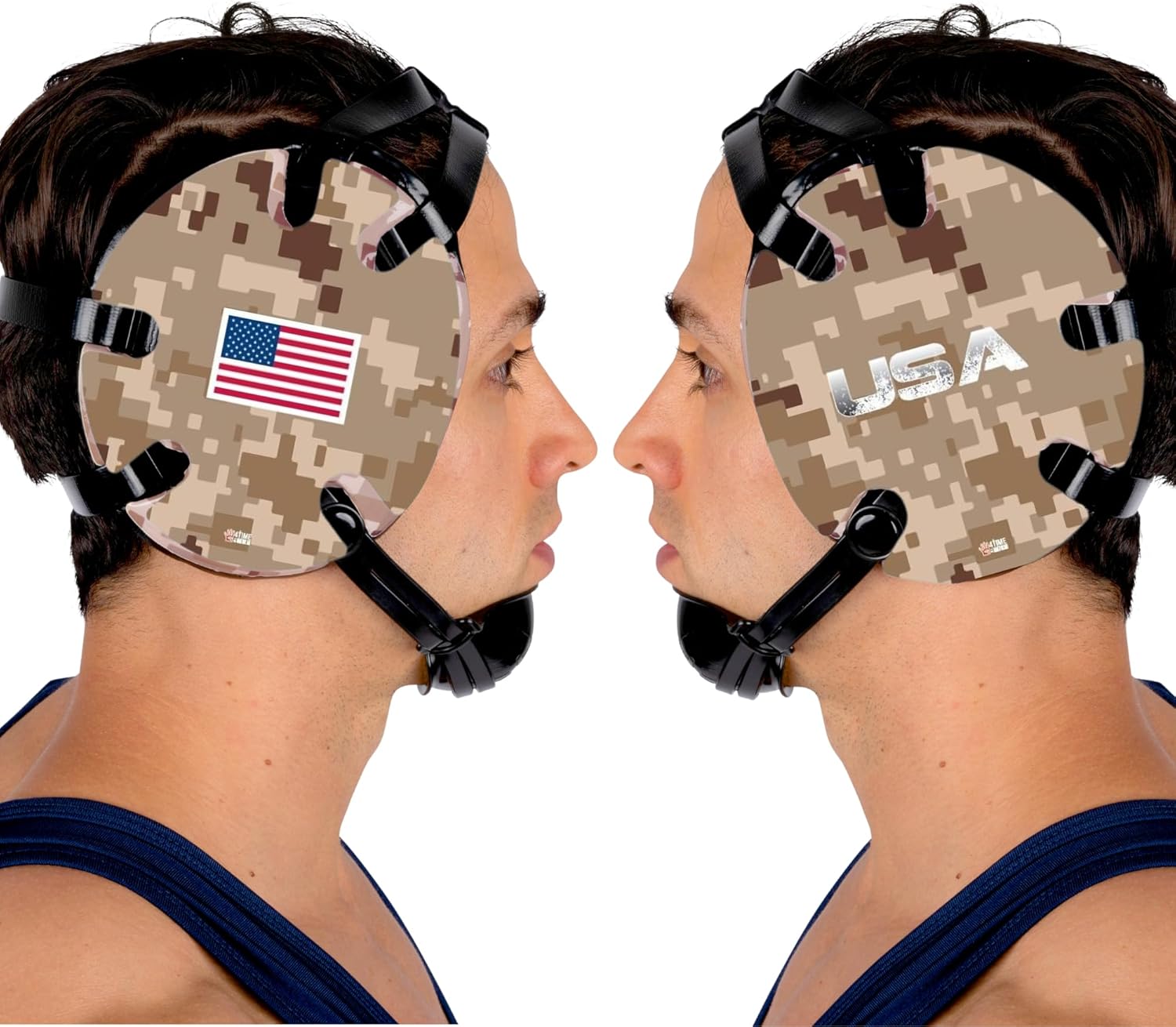 Desert Camo:  Wrestling Headgear Decals, Wraps by 4Time All American
