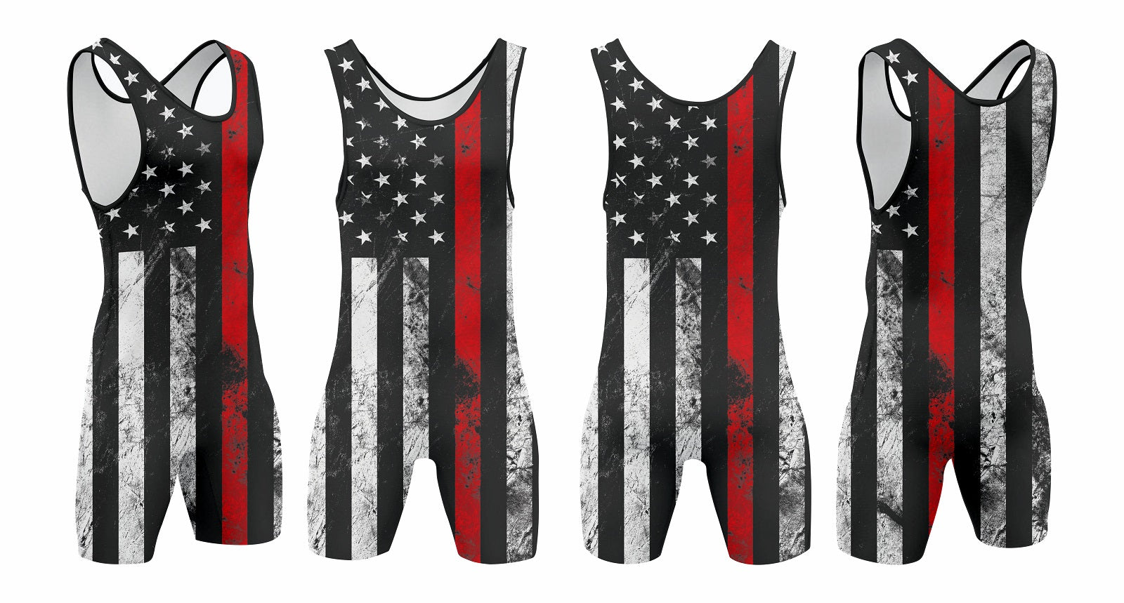 American Flag Fire Singlets