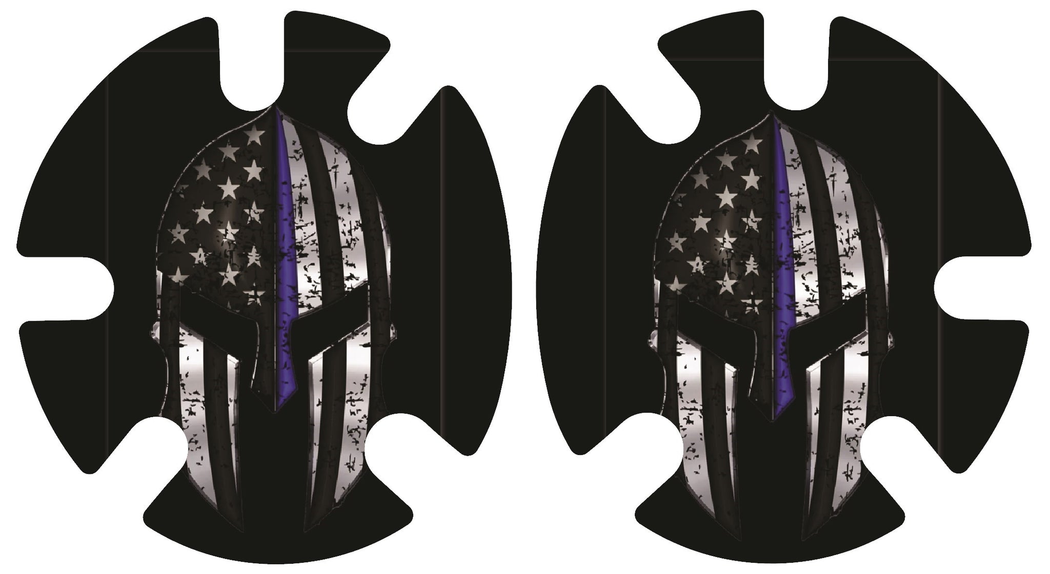 Police Spartian:  Wrestling Headgear Decals, Wraps by 4Time All American