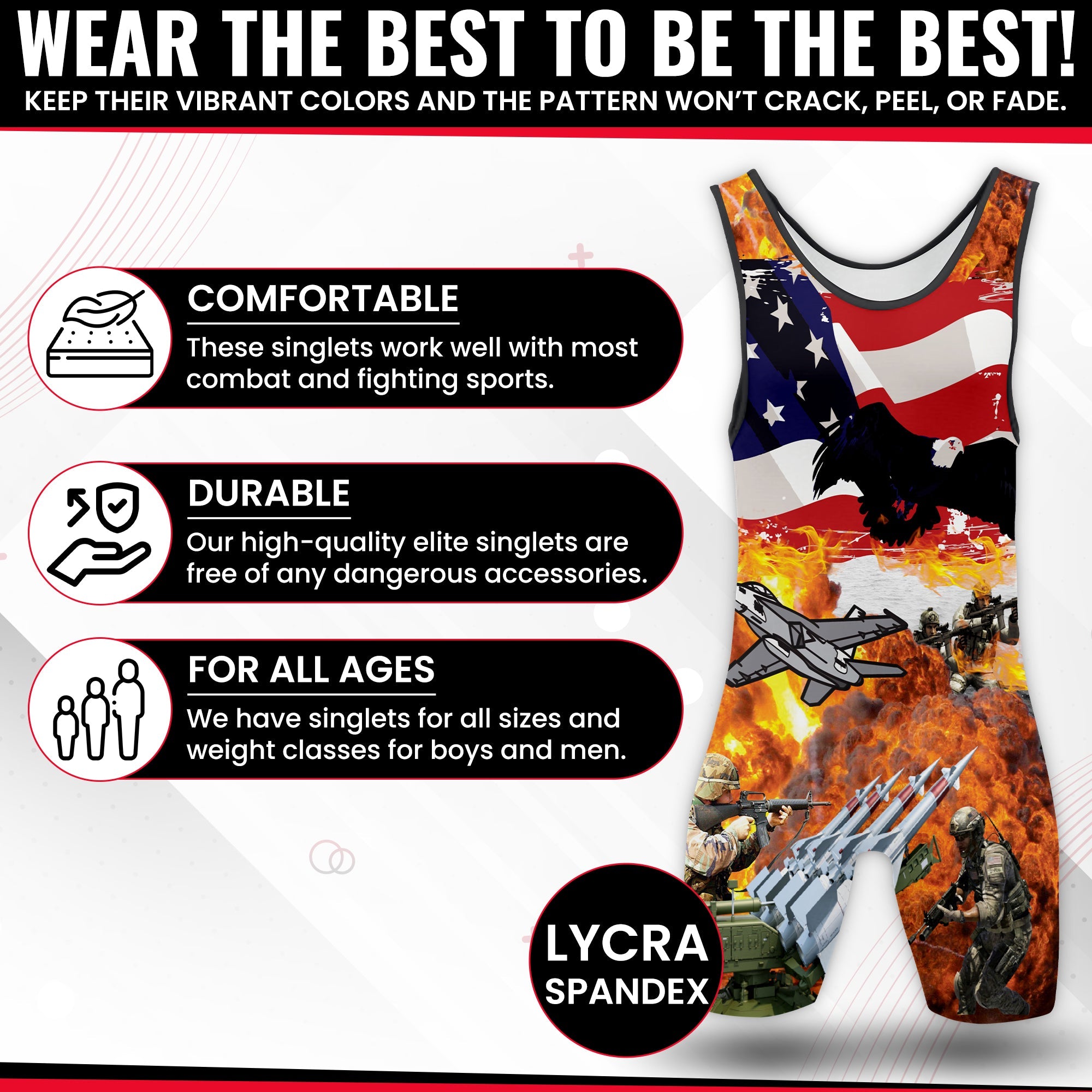 Patrol Wrestling Singlet