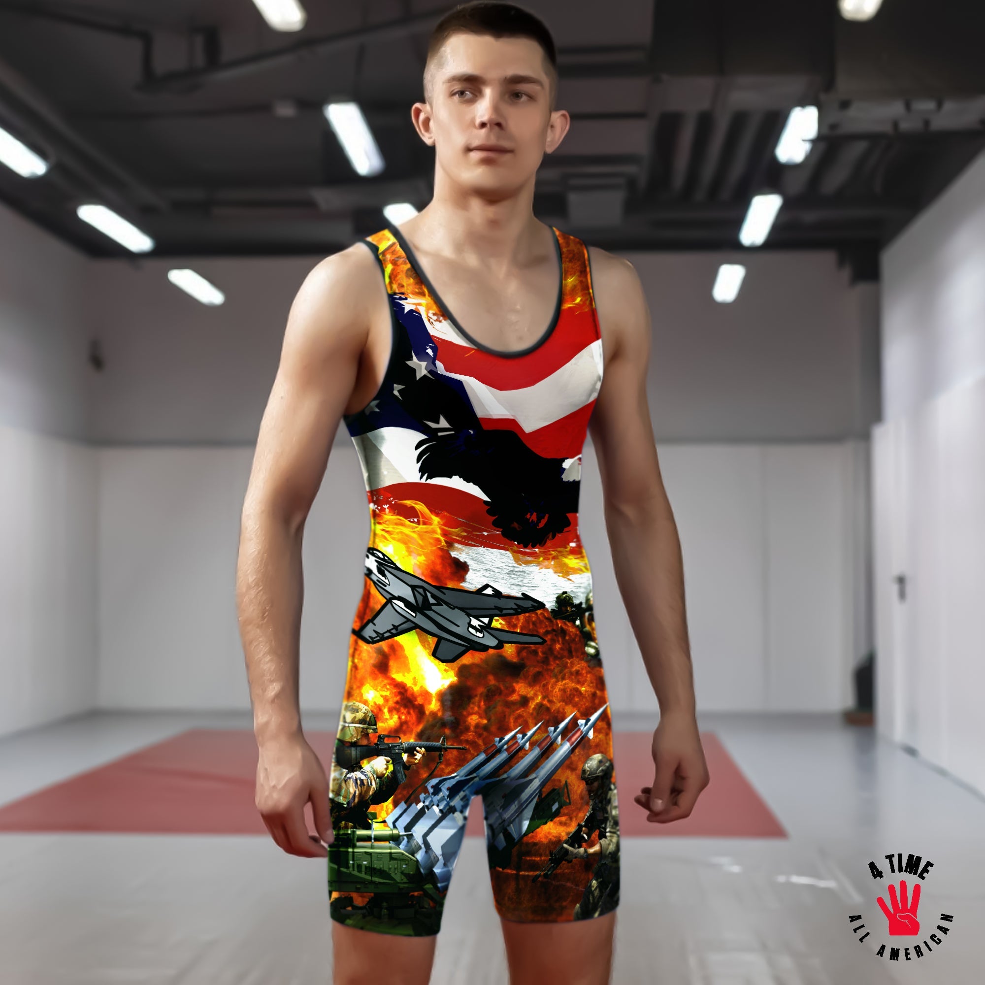 Patrol Wrestling Singlet