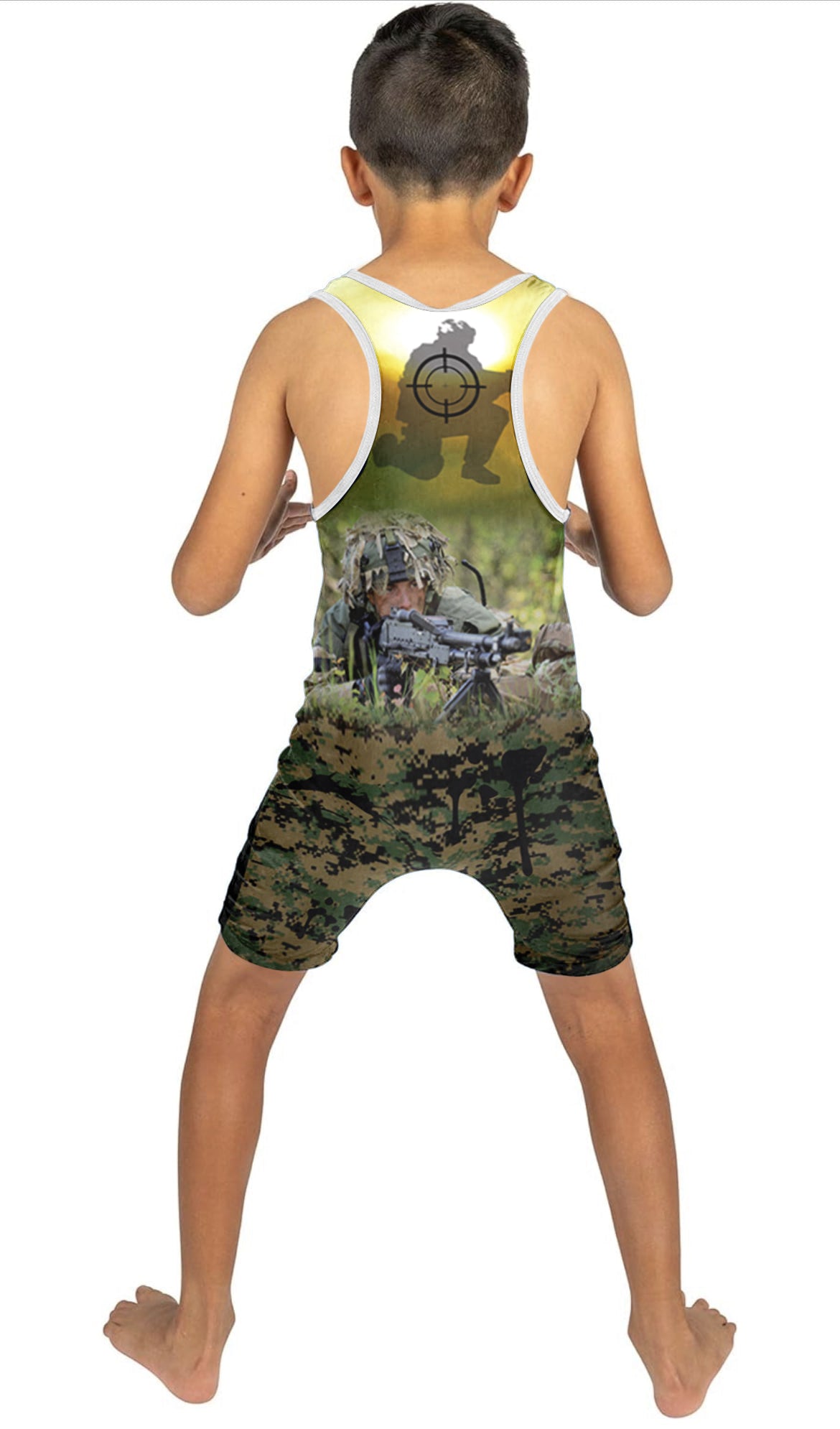 One Shot Wrestling Singlet