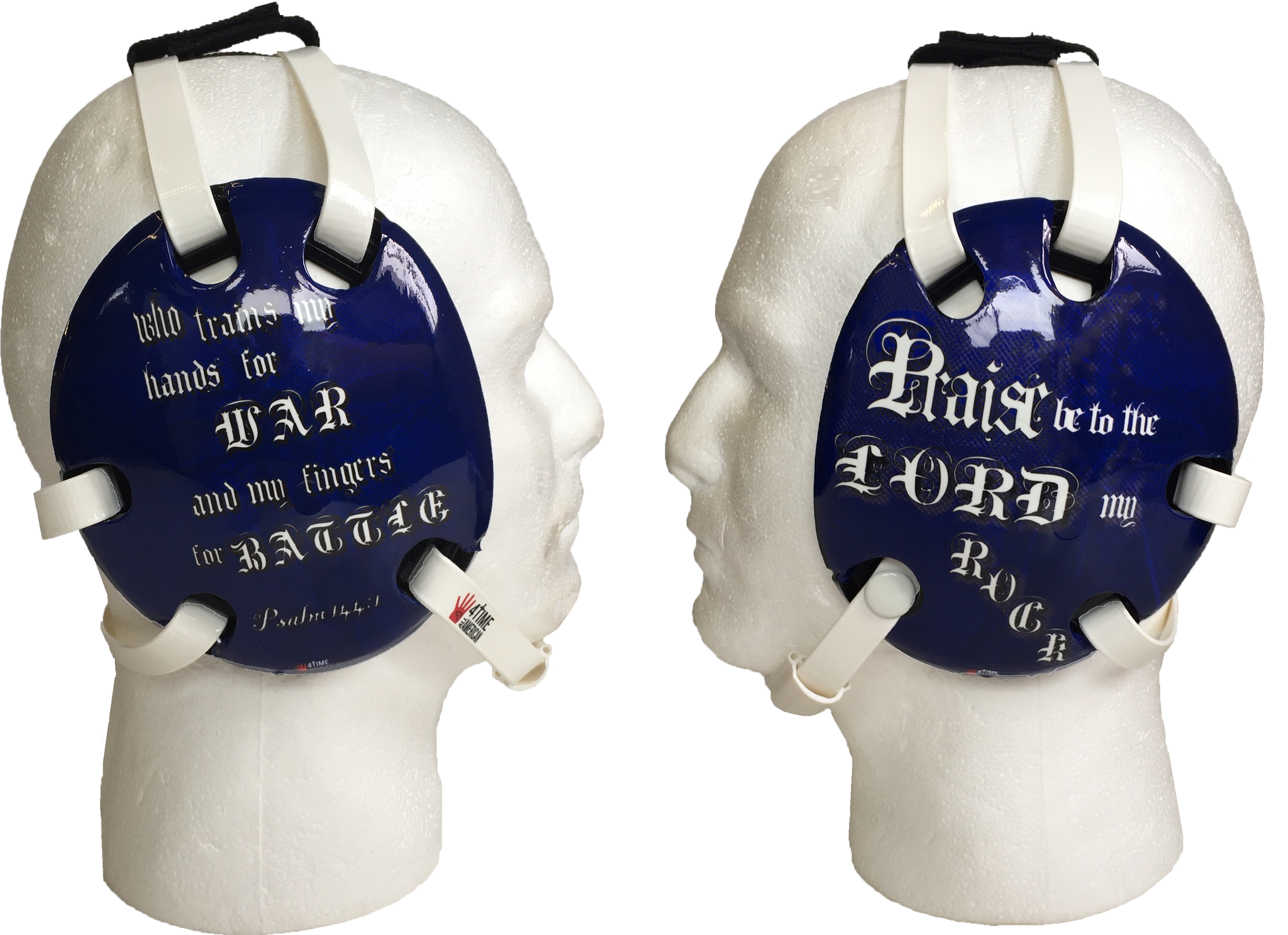 1 Blue Wrestling Headgear