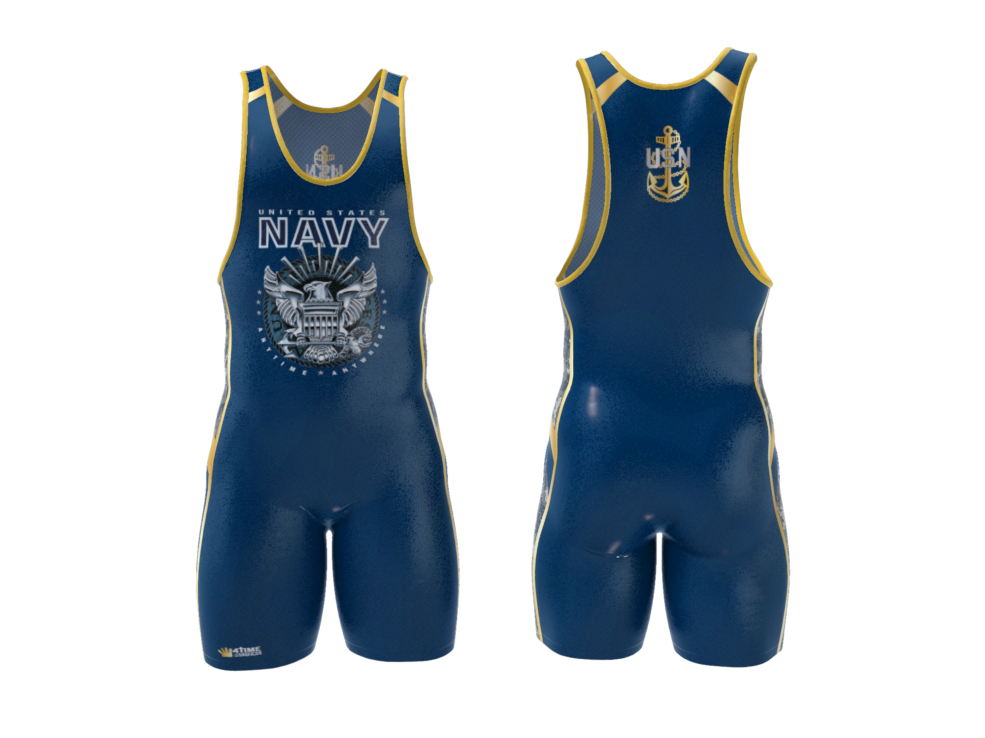 US Navy Wrestling Singlet