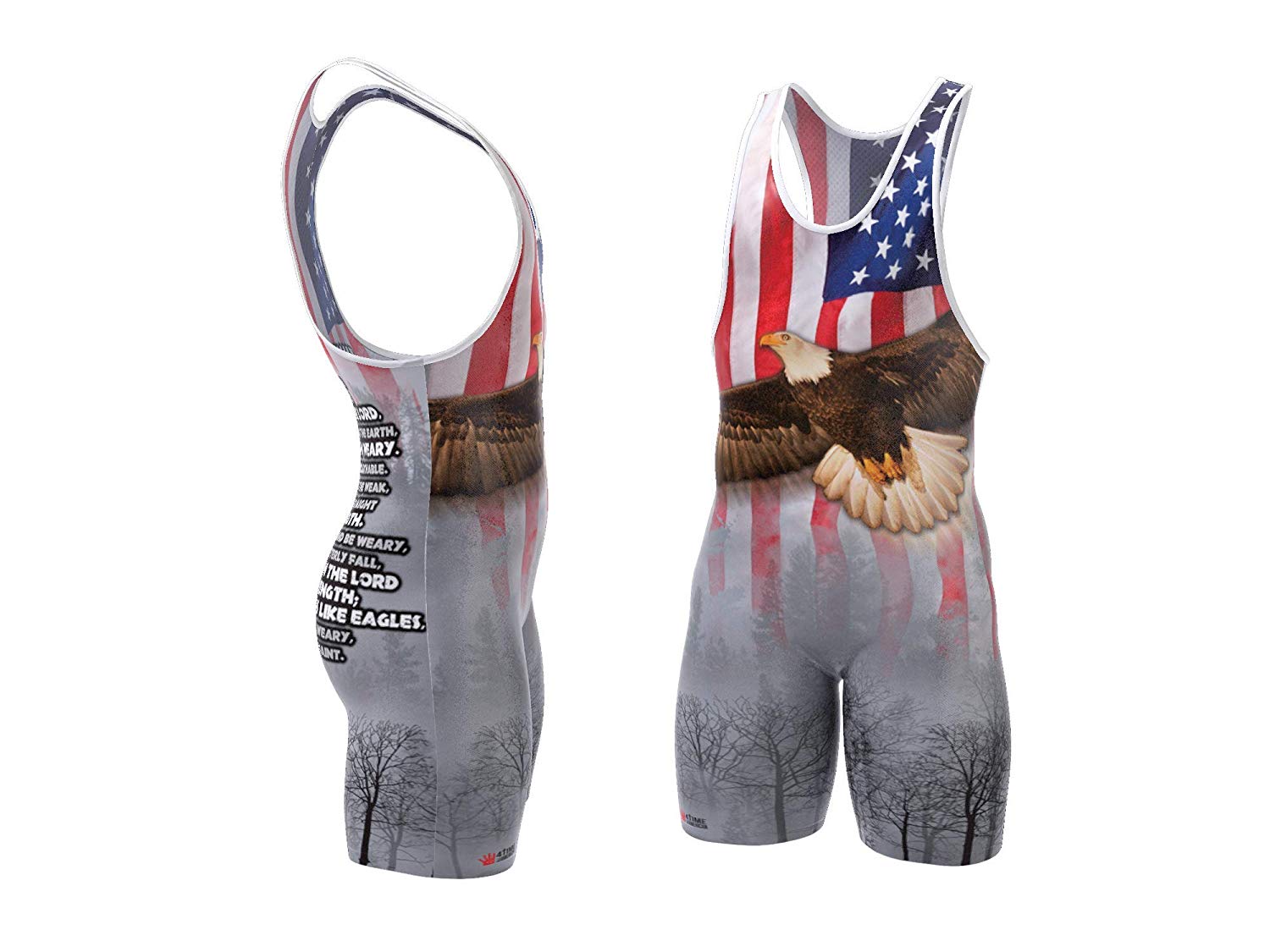 Isaiah 40 Eagle Wrestling Singlet